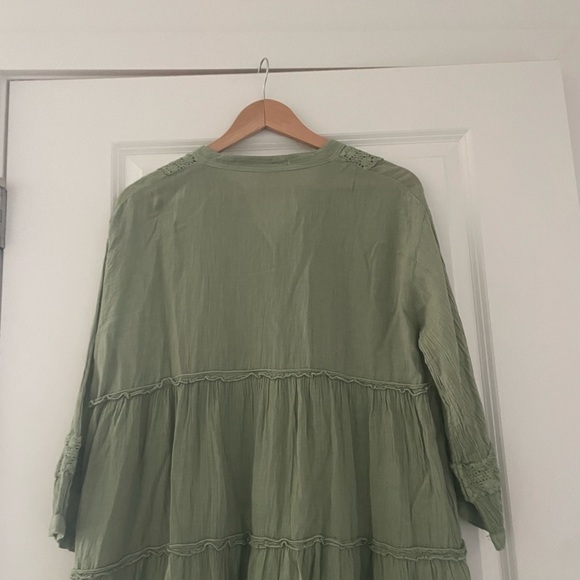 Sundance JP & Mattie Desert Breeze Tiered Dress Peasant Babydoll Boho - Picture 10 of 10